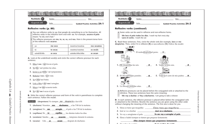 Realidades 1 capitulo 5b answers