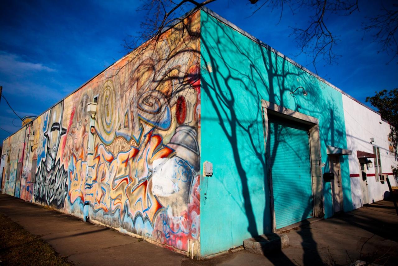 Wiping out graffiti in houston