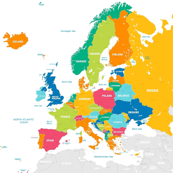 Continent north of africa crossword