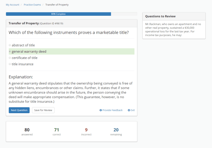 Principles of real estate 2 practice test